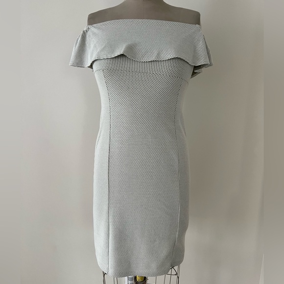 ZARA Women’s Polka Dot Dress. Colour pale green/white in size Small - Picture 1 of 3